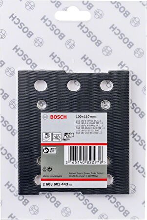 Bosch Pıtrak Tutturmalı Zımpara Tabanı (110x100 mm) 2608601443